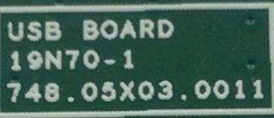TARJETA INTERFACE USB DELL / NUMERO DE PARTE 19N70-1 / 748.05X03.0011 / NUMERO DE PANEL LM270WQA (SS)(A2) / MODELO S2721DGFT - Imagen 2